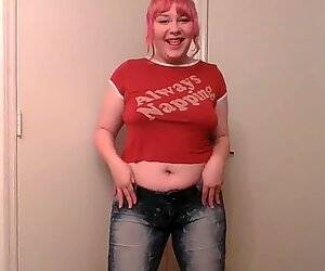 inborn chubby honey flashes herself off for you.