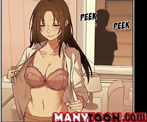 Dievča kamarátka sexy anime z kreslené-manytoon.com