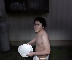 Japansk berømte Bøsse Dreng Simoyaka Ice Bucket Challenge