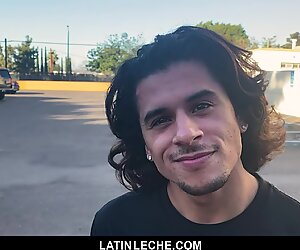 LatinLeche - Cute Latino Boy Sucks An Uncut Cock