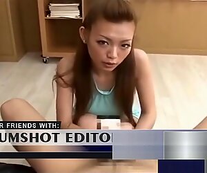 Submissive Japanese Teen Pantyjob POV