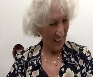 Granny Norma gets a surprise at the gloryhole